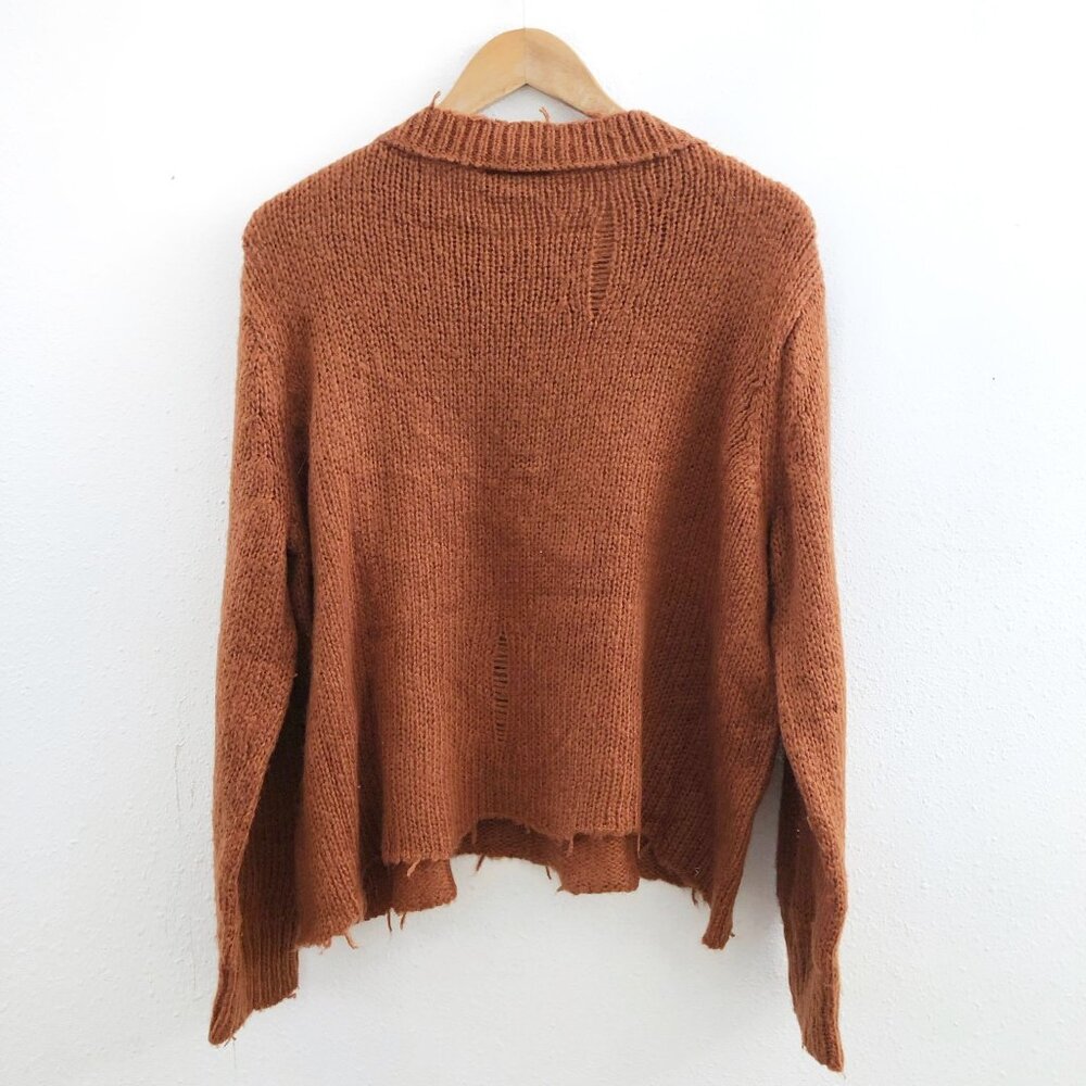 WOODEN SHIPS Long Sleeve BONJOUR WITCHES Sweater Size S/M - Picture 3 of 11
